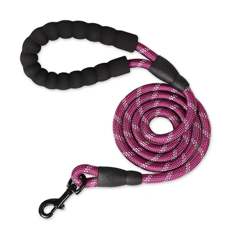 Reflective Heavy-Duty Dog Leash for Small and Large Dogs