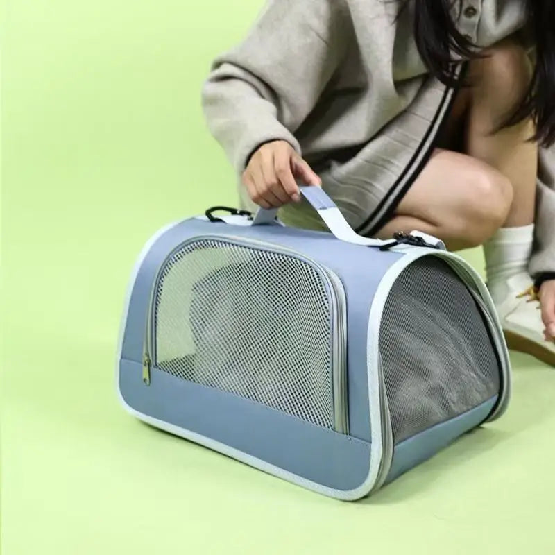 Breathable Portable Pet Shoulder Carrier Bag for Travel Outings