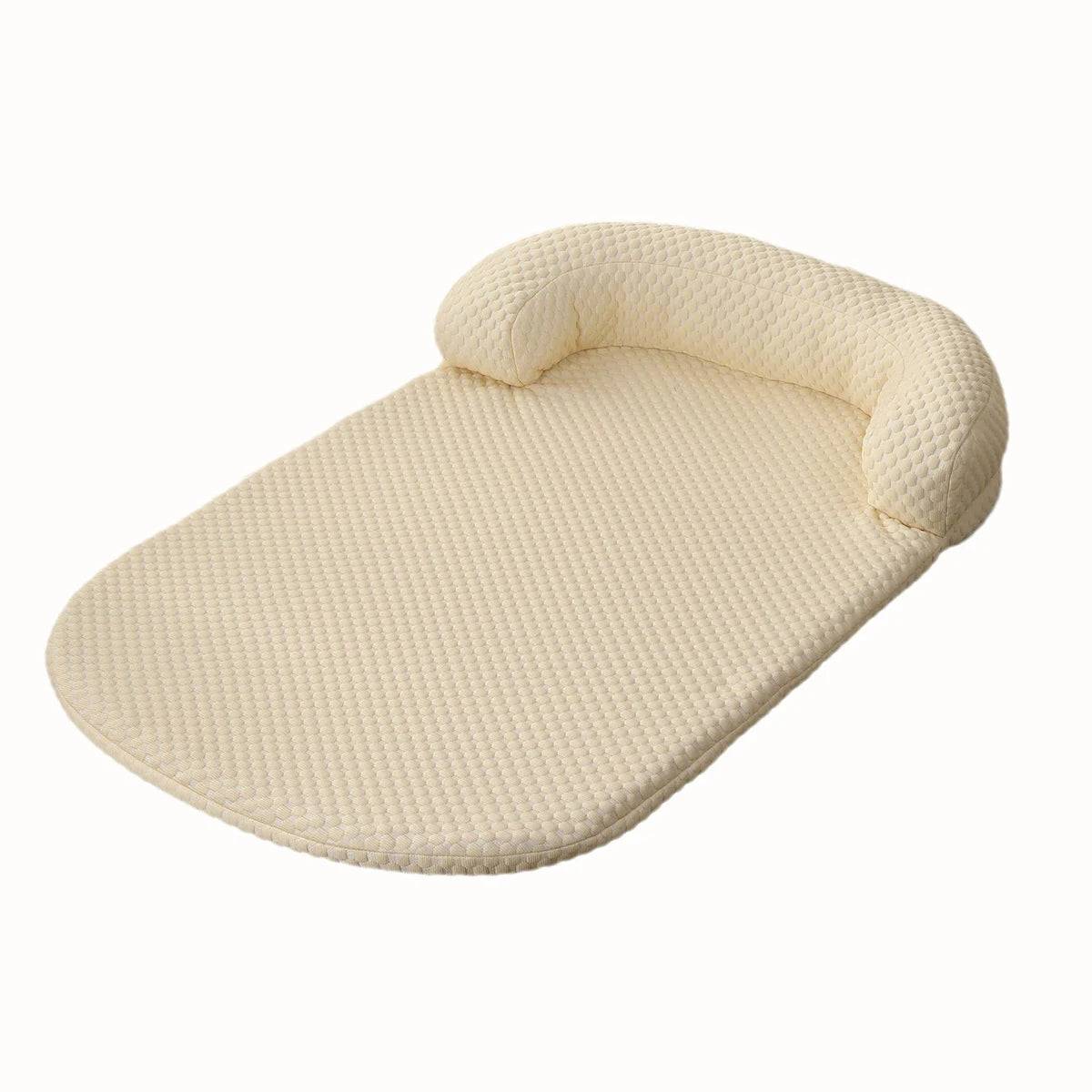 Breathable Cooling Dog Bed with Pillow Summer Pet Cushion