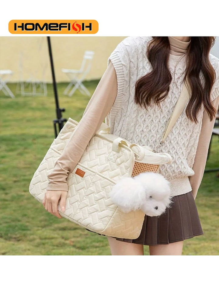 Breathable Portable Pet Carrier Tote Bag for Dogs Cats