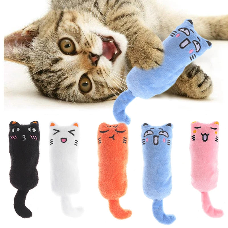 Cute Interactive Catnip Toy for Chewing and Playtime Fun