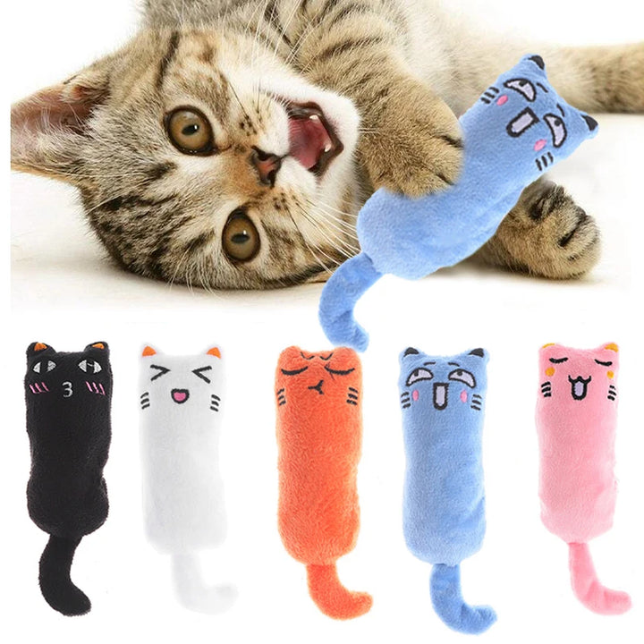 Cute Interactive Catnip Toy for Chewing and Playtime Fun