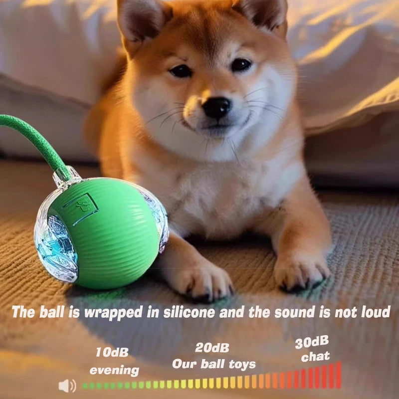 Smart Automatic Rolling Dog Ball Rechargeable Interactive Puppy Toy