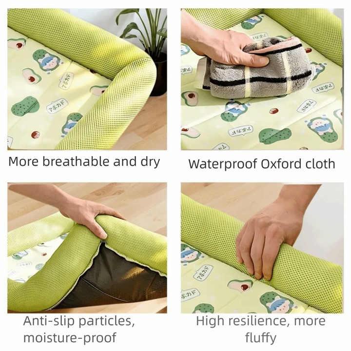 Breathable Cooling Pet Bed Soft Sleeping Mat for Dogs