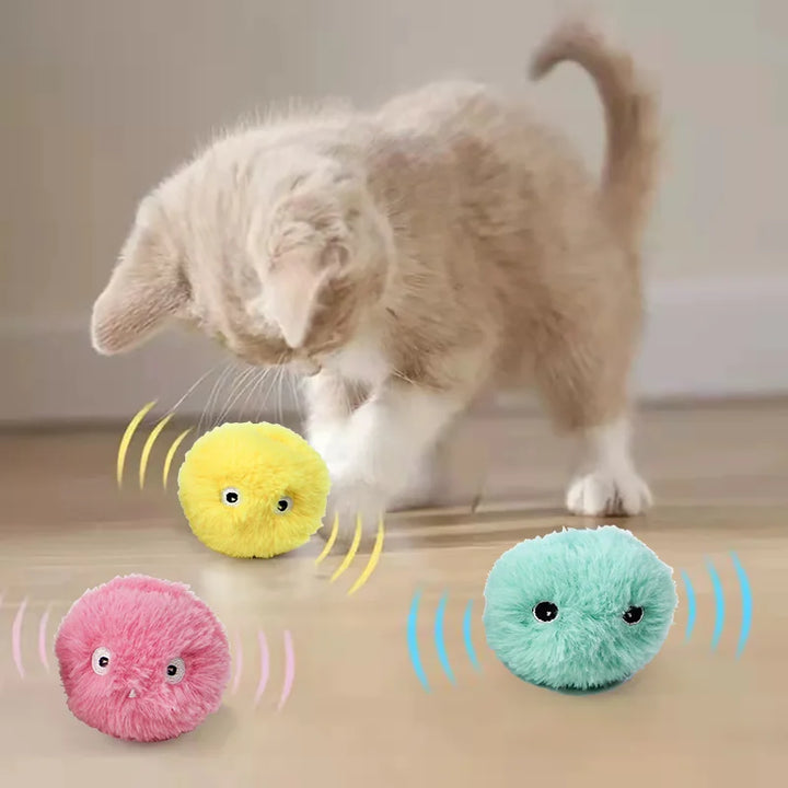 Smart Interactive Cat Ball Toy with Catnip and Sounds
