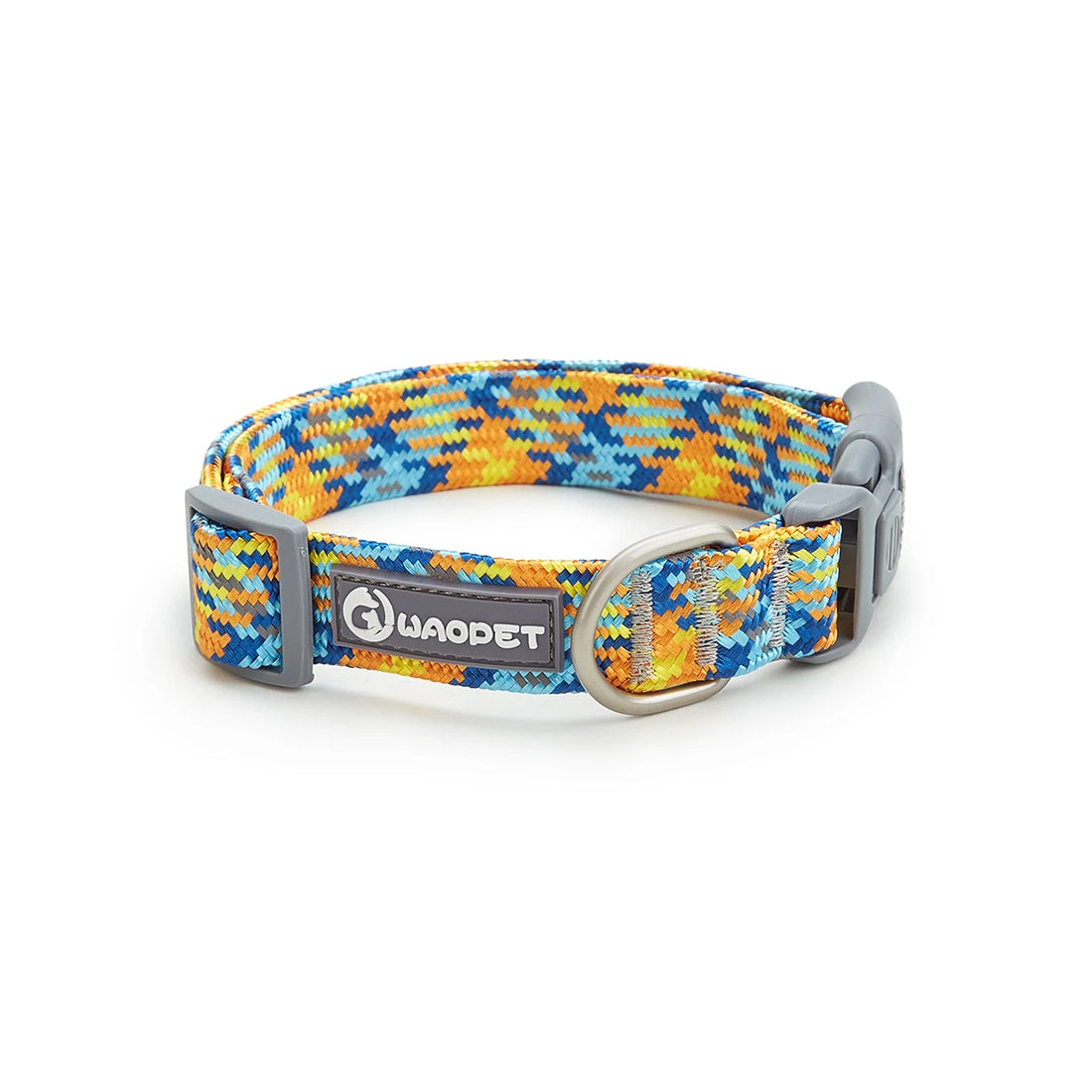 Reflective Adjustable Dog Collar Durable Nylon for Medium Dogs
