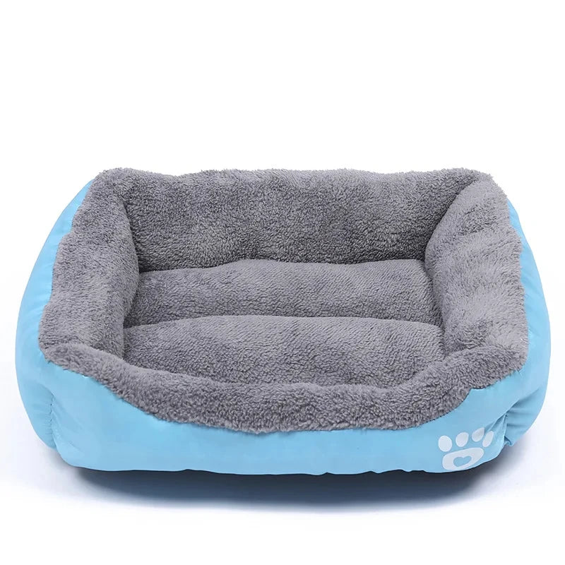 Soft Plush Dog Sofa Bed Warm Washable Pet Cushion